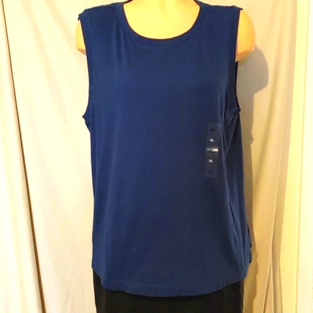 Style & co wide strap cotton tank top, NEW